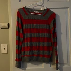 Orange and Gray Sweater